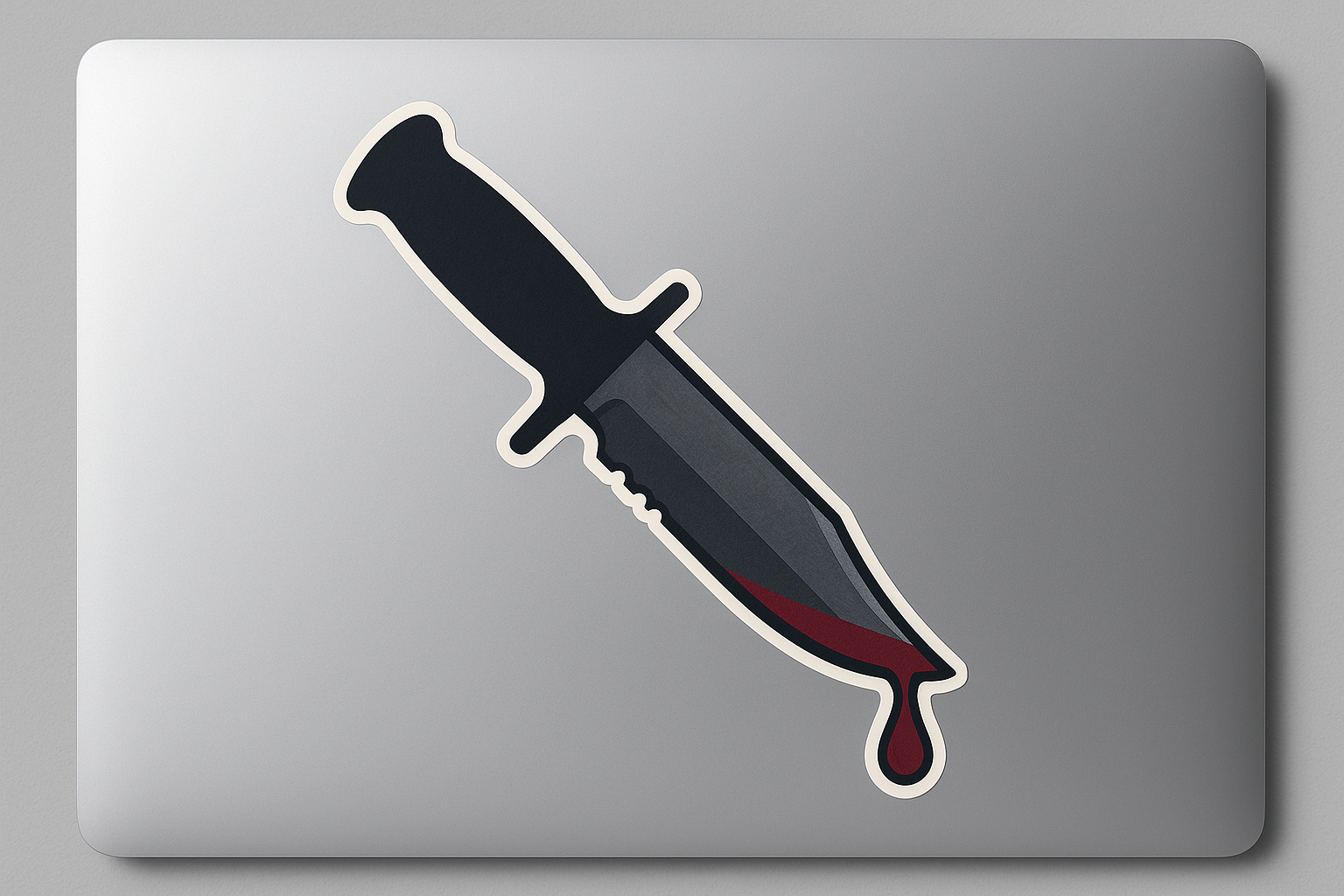 Combat Knife Sticker Decal Vinyl Laptop Car Window Bumper AUTO Water Bottle Helmets Waterproof