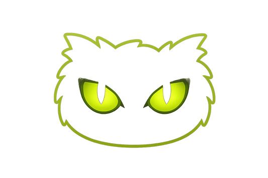 Glowing Eyes Darkness Sticker Decal Vinyl Laptop Car Window Bumper AUTO Water Bottle Helmets Waterproof Mysterious Staring