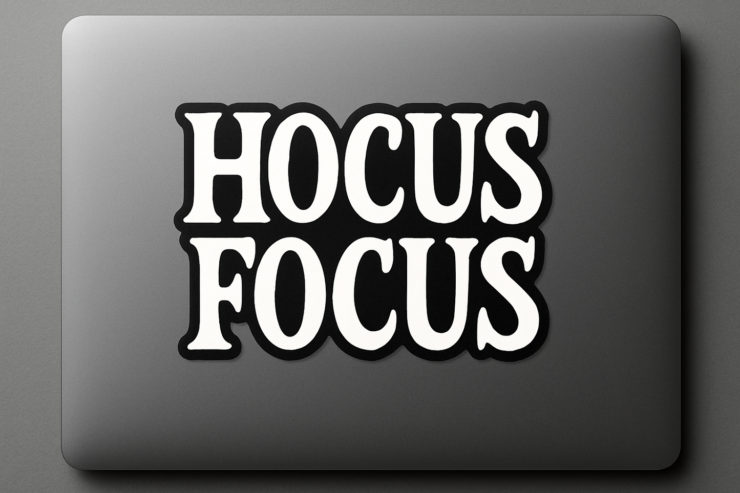 Halloween Hocus Focus Sticker Decal Vinyl Laptop Car Window Bumper AUTO Water Bottle Helmets Waterproof Spooky