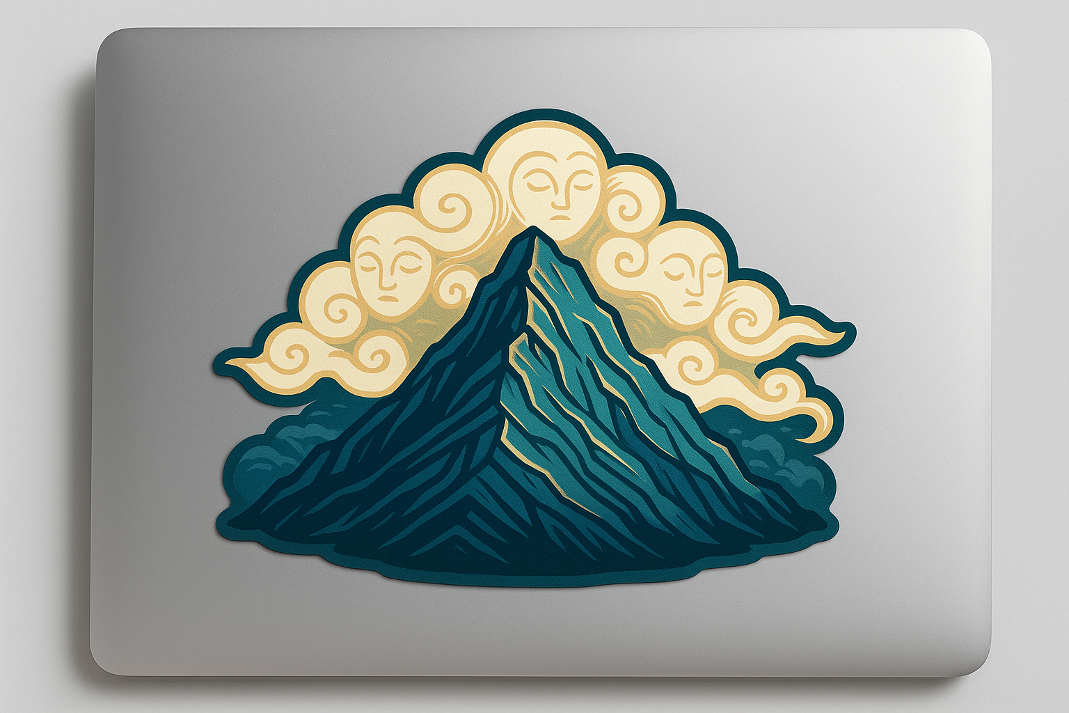 Sacred Mountain Spirit Sticker Decal Vinyl Laptop Car Window Bumper AUTO Water Bottle Helmets Waterproof