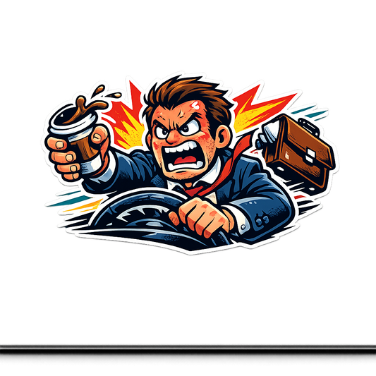 Professional Road Rager Sticker Decal Vinyl Laptop Car Window Bumper AUTO Water Bottle Helmets Waterproof Comic