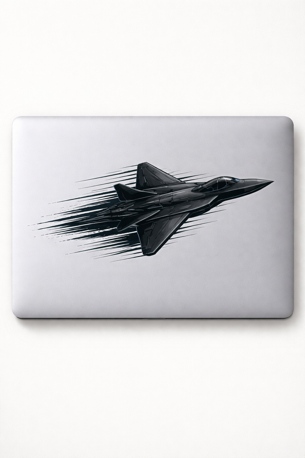 Black Stealth Fighter Jet Sticker Decal Vinyl Laptop Car Window Bumper AUTO Water Bottle Helmets Waterproof
