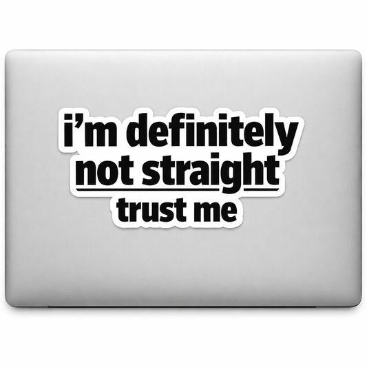 LGBTQ Pride Sticker Decal Vinyl Laptop Car Window Bumper AUTO Water Bottle Helmets Waterproof Text Design