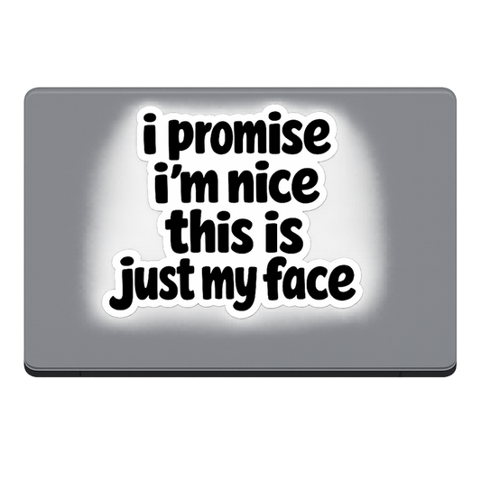 Text Only Sticker Decal Vinyl Laptop Car Window Bumper AUTO Water Bottle Helmets Waterproof Bold Typography