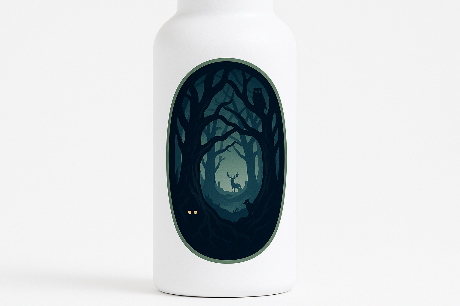 Dark Forest Scene Sticker Decal Vinyl Laptop Car Window Bumper AUTO Water Bottle Helmets Waterproof