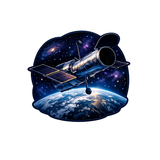 HST Hubble Space Telescope Sticker Decal Vinyl Laptop Car Window Bumper AUTO Water Bottle Helmets Waterproof NASA