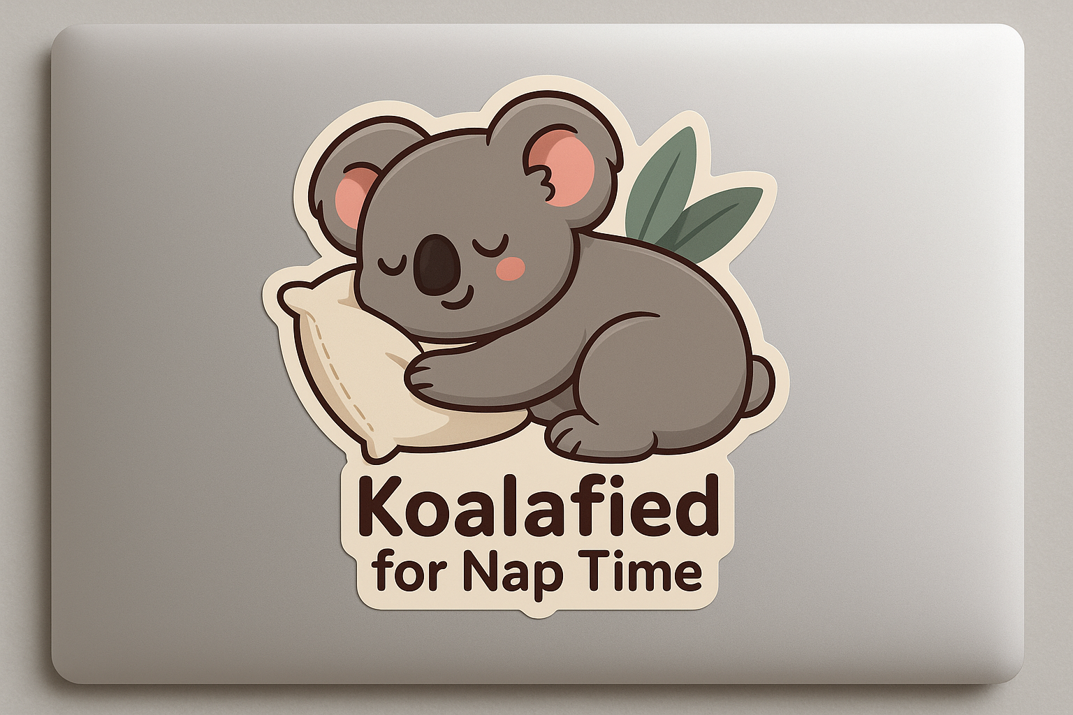 Sleepy KOALA Sticker Decal Vinyl Laptop Car Window Bumper AUTO Water Bottle Helmets Waterproof Australia