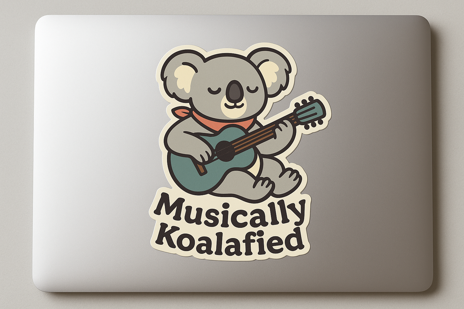 Koala Music Sticker Decal Vinyl Laptop Car Window Bumper AUTO Water Bottle Helmets Waterproof Australia
