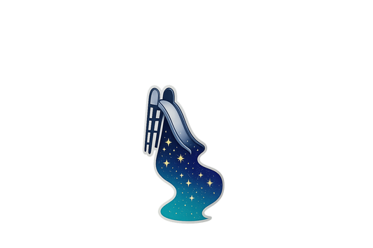 Magical Slide Stars Sticker Decal Vinyl Laptop Car Window Bumper AUTO Water Bottle Helmets Waterproof