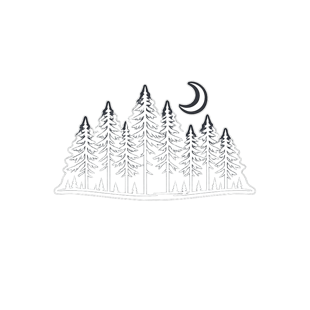 PNW Pacific Northwest Sticker Decal Vinyl Laptop Car Window Bumper AUTO Water Bottle Helmets Waterproof Totem Pine Tree Forest