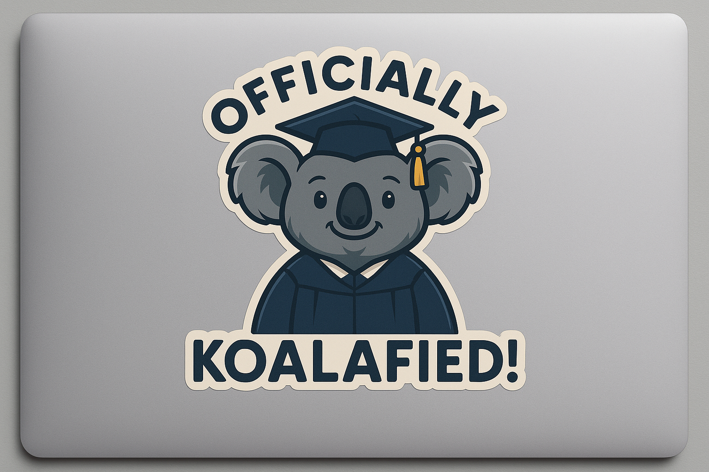 Koala Graduation Sticker Decal Vinyl Laptop Car Window Bumper AUTO Water Bottle Helmets Waterproof