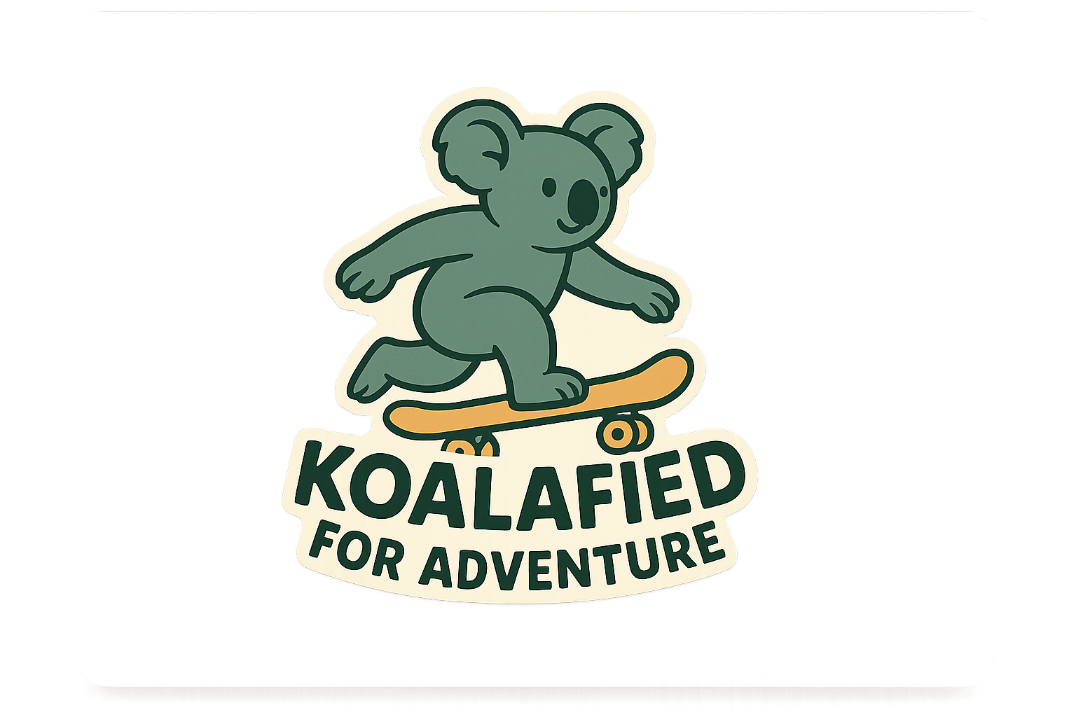 Koala Australia Sticker Decal Vinyl Laptop Car Window Bumper AUTO Water Bottle Helmets Waterproof Skateboard