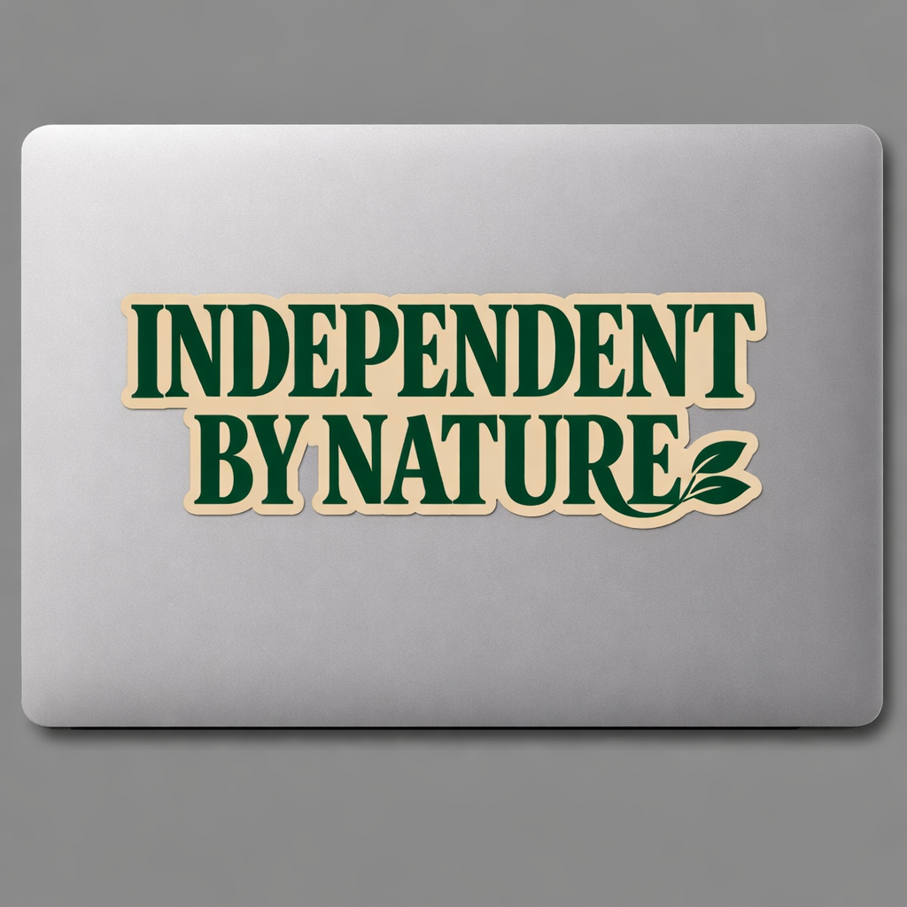 IN Independent By Nature Sticker Decal Vinyl Laptop Car Window Bumper AUTO Water Bottle Helmets Waterproof