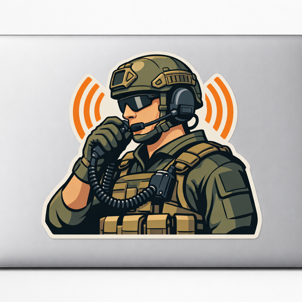 MO Missouri Radio Operator Sticker Decal Vinyl Laptop Car Window Bumper AUTO Water Bottle Helmets Waterproof