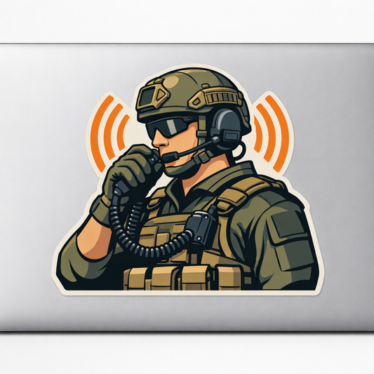 MO Missouri Radio Operator Sticker Decal Vinyl Laptop Car Window Bumper AUTO Water Bottle Helmets Waterproof