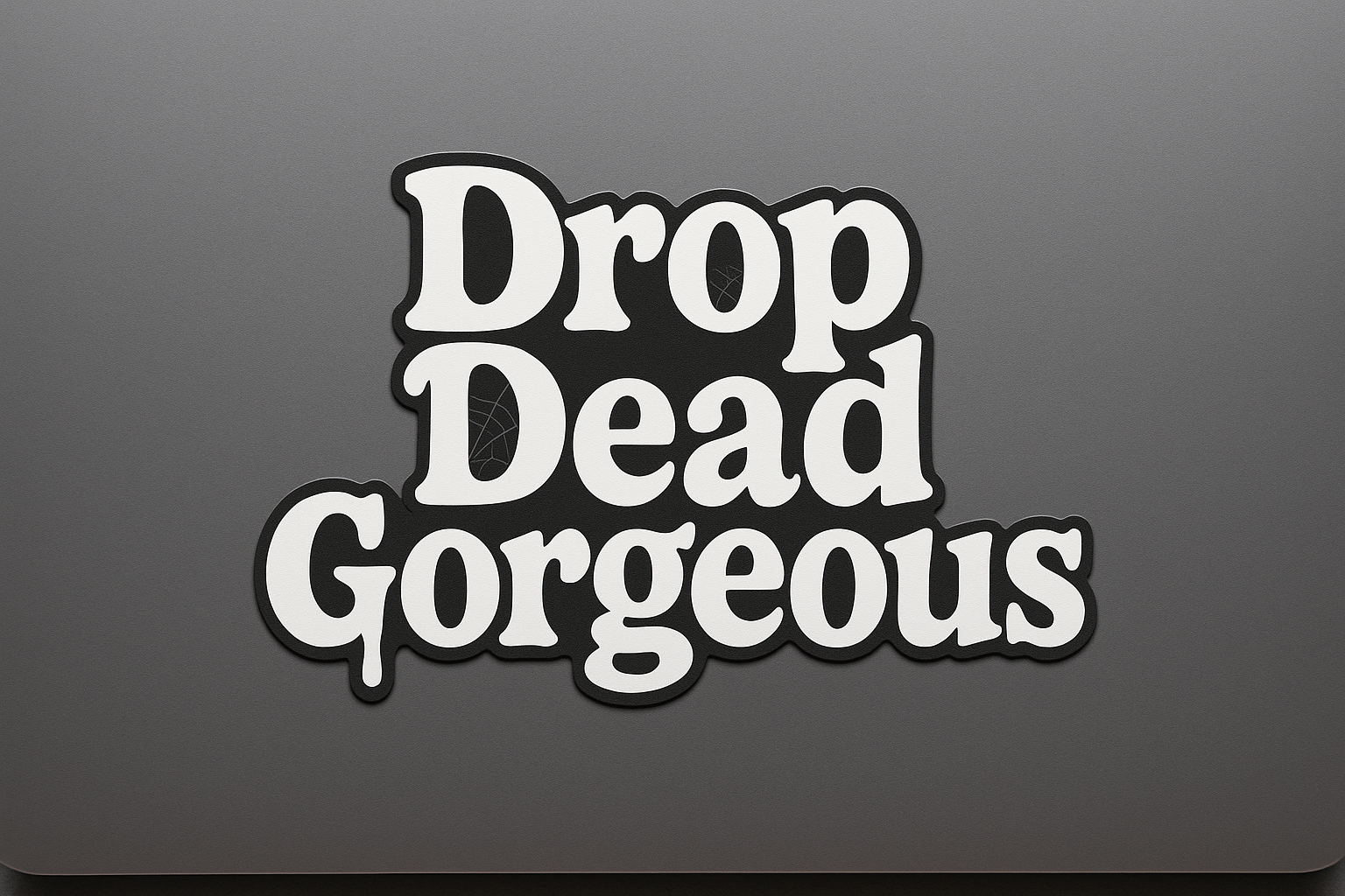 Halloween Drop Dead Gorgeous Sticker Decal Vinyl Laptop Car Window Bumper AUTO Water Bottle Helmets Waterproof