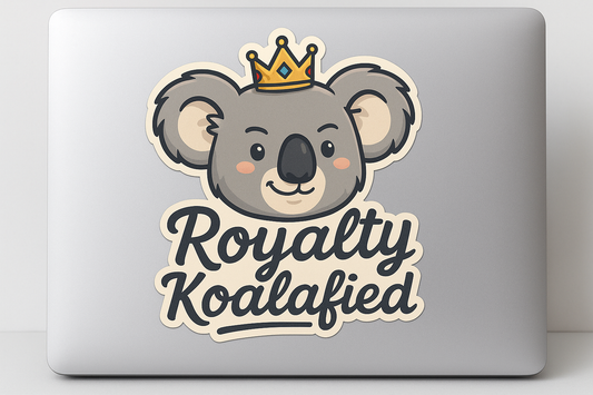 Koala Australia Sticker Decal Vinyl Laptop Car Window Bumper AUTO Water Bottle Helmets Waterproof Crown Wildlife
