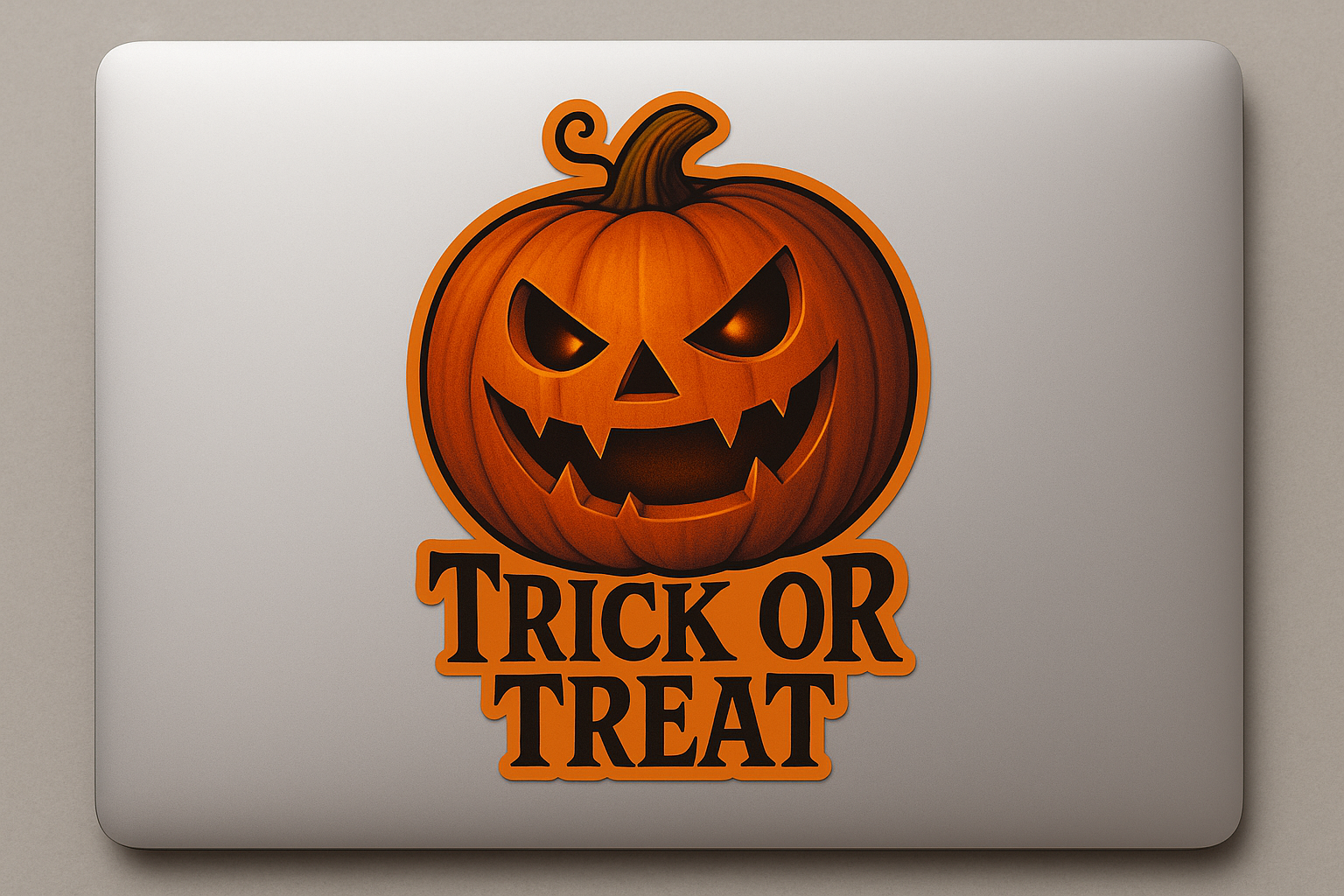 Pumpkin Halloween Sticker Decal Vinyl Laptop Car Window Bumper AUTO Bottle Water Bottle Helmets Waterproof