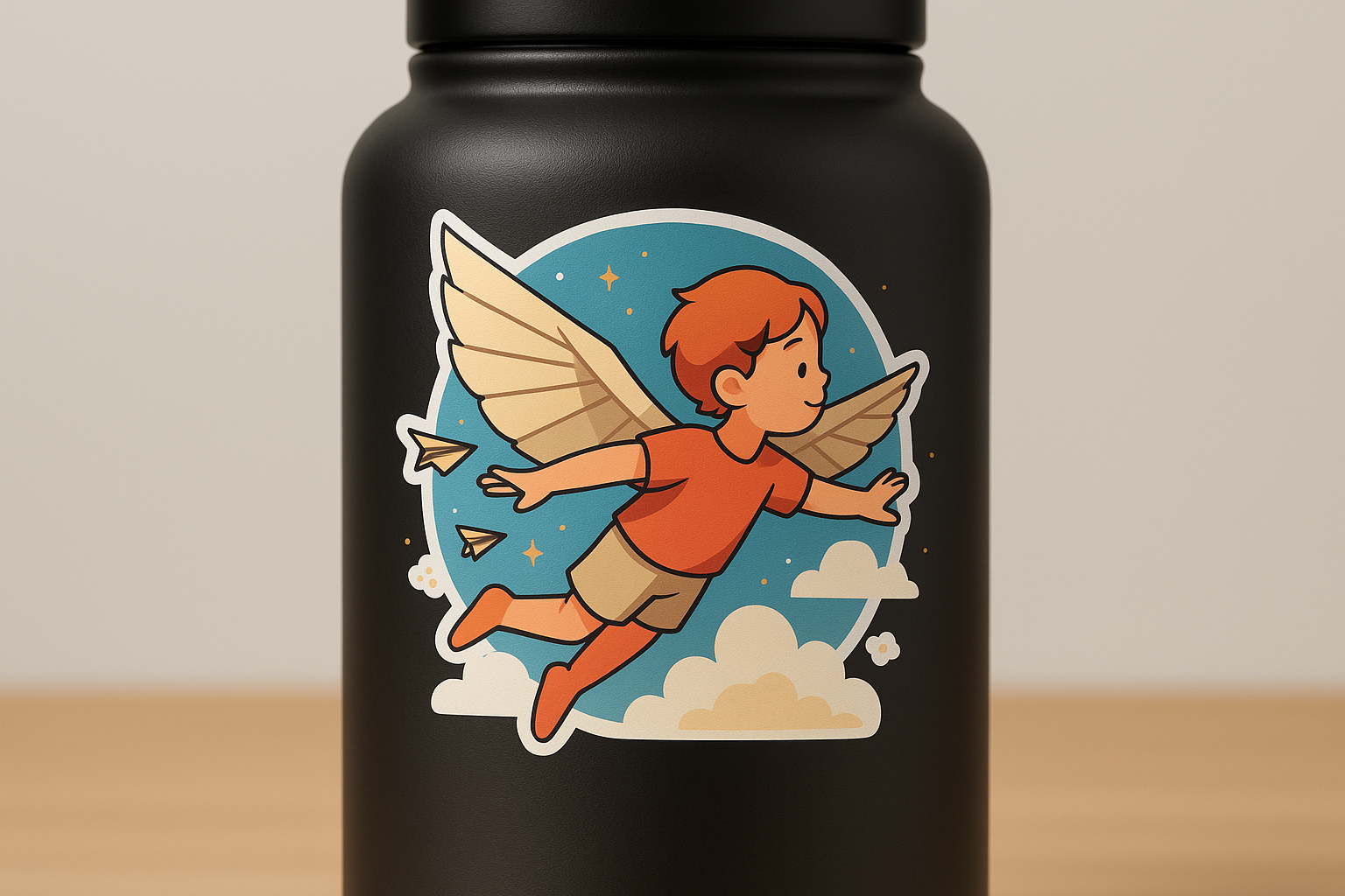 Freedom Imagination Theme Sticker Decal Vinyl Laptop Car Window Bumper AUTO Water Bottle Helmets Waterproof