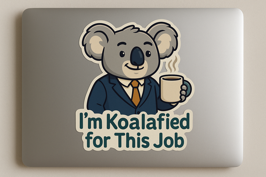 Koala Australia Sticker Decal Vinyl Laptop Car Window Bumper AUTO Water Bottle Helmets Waterproof Humor