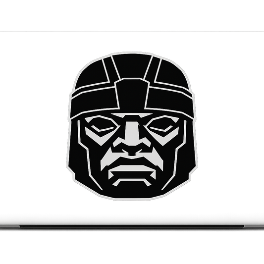 MX Olmec Head Sticker Decal Vinyl Laptop Car Window Bumper AUTO Water Bottle Helmets Waterproof Modern Geometric