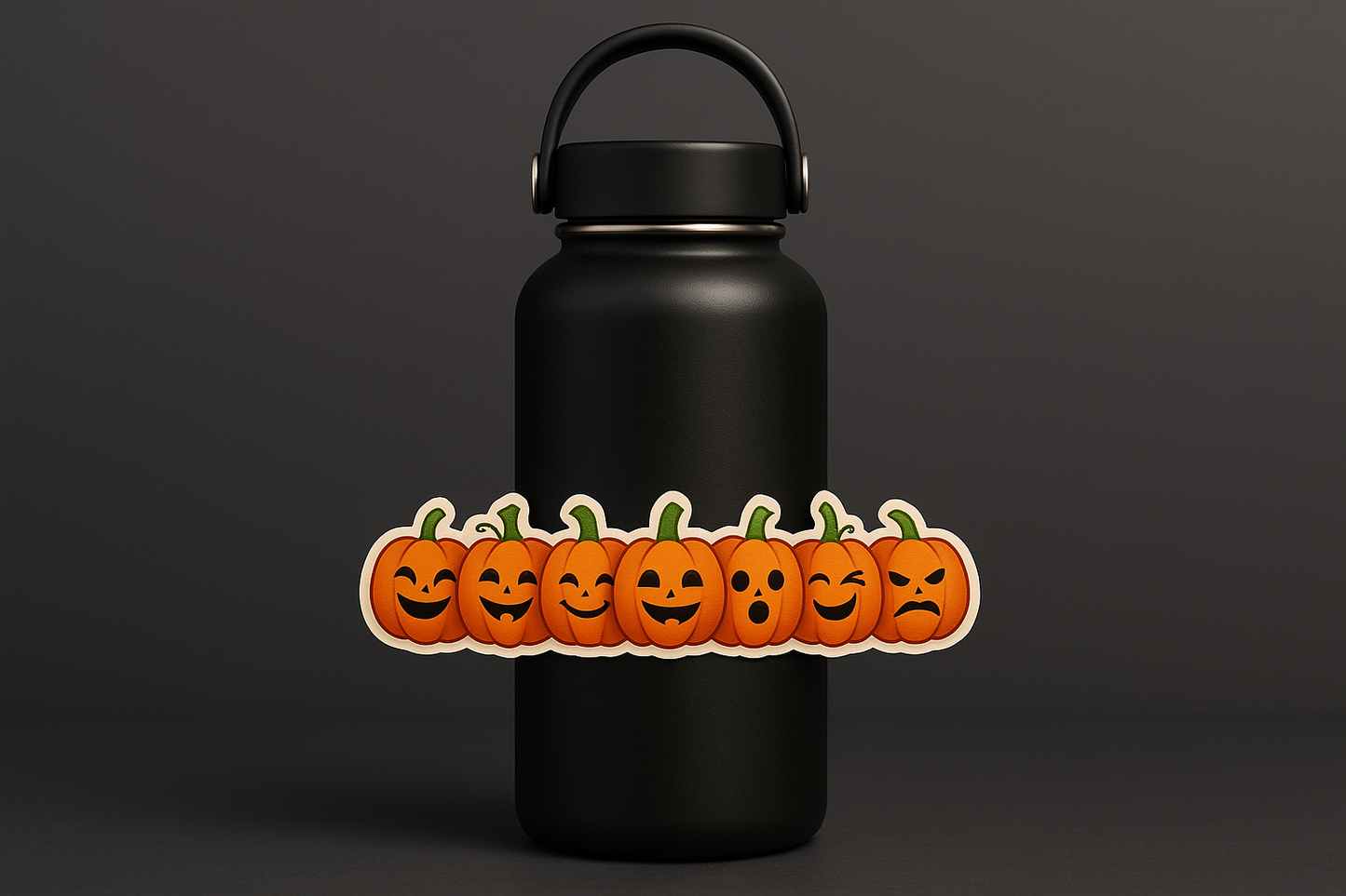 Small Pumpkins Sticker Decal Vinyl Laptop Car Window Bumper AUTO Water Bottle Helmets Waterproof Halloween