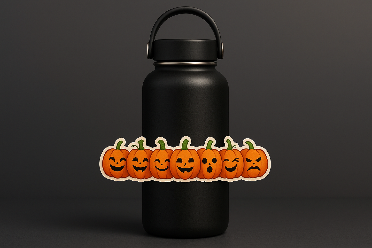 Small Pumpkins Sticker Decal Vinyl Laptop Car Window Bumper AUTO Water Bottle Helmets Waterproof Halloween