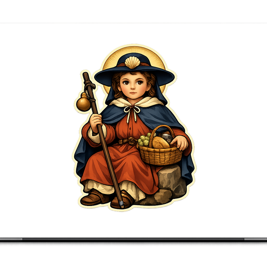 SNA Santo Niño de Atocha Sticker Decal Vinyl Laptop Car Window Bumper AUTO Water Bottle Helmets Waterproof Religious Figure