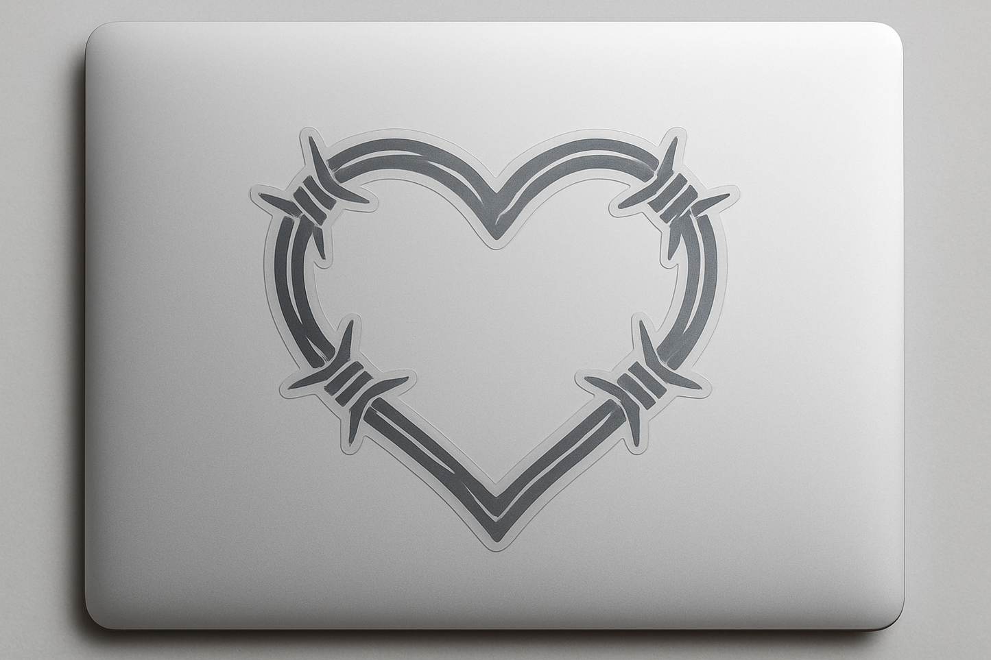 Heart Barbed Wire Sticker Decal Vinyl Laptop Car Window Bumper AUTO Water Bottle Helmets Waterproof Symbol