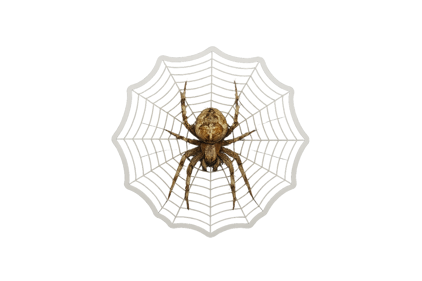 Spider Web Realistic Sticker Decal Vinyl Laptop Car Window Bumper AUTO Water Bottle Helmets Waterproof