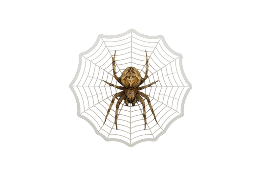 Spider Web Realistic Sticker Decal Vinyl Laptop Car Window Bumper AUTO Water Bottle Helmets Waterproof