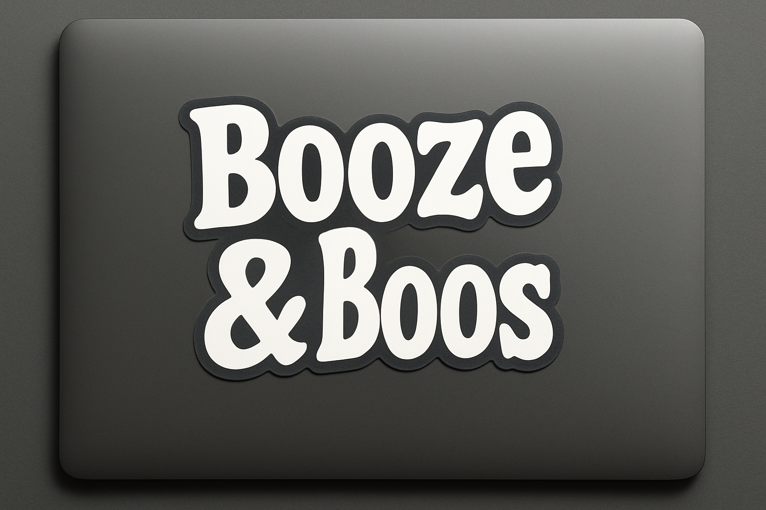 "Booze & Boos" Sticker Decal Vinyl Laptop Car Window Bumper AUTO Water Bottle Helmets Waterproof Halloween
