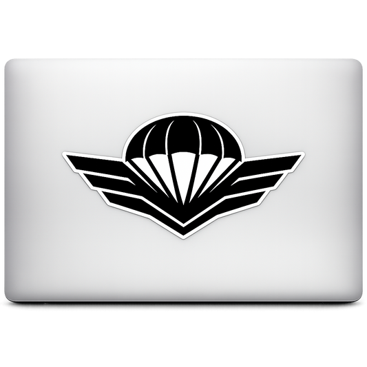 Minimalist Paratrooper Insignia Sticker Decal Vinyl Laptop Car Window Bumper AUTO Water Bottle Helmets Waterproof Tactical