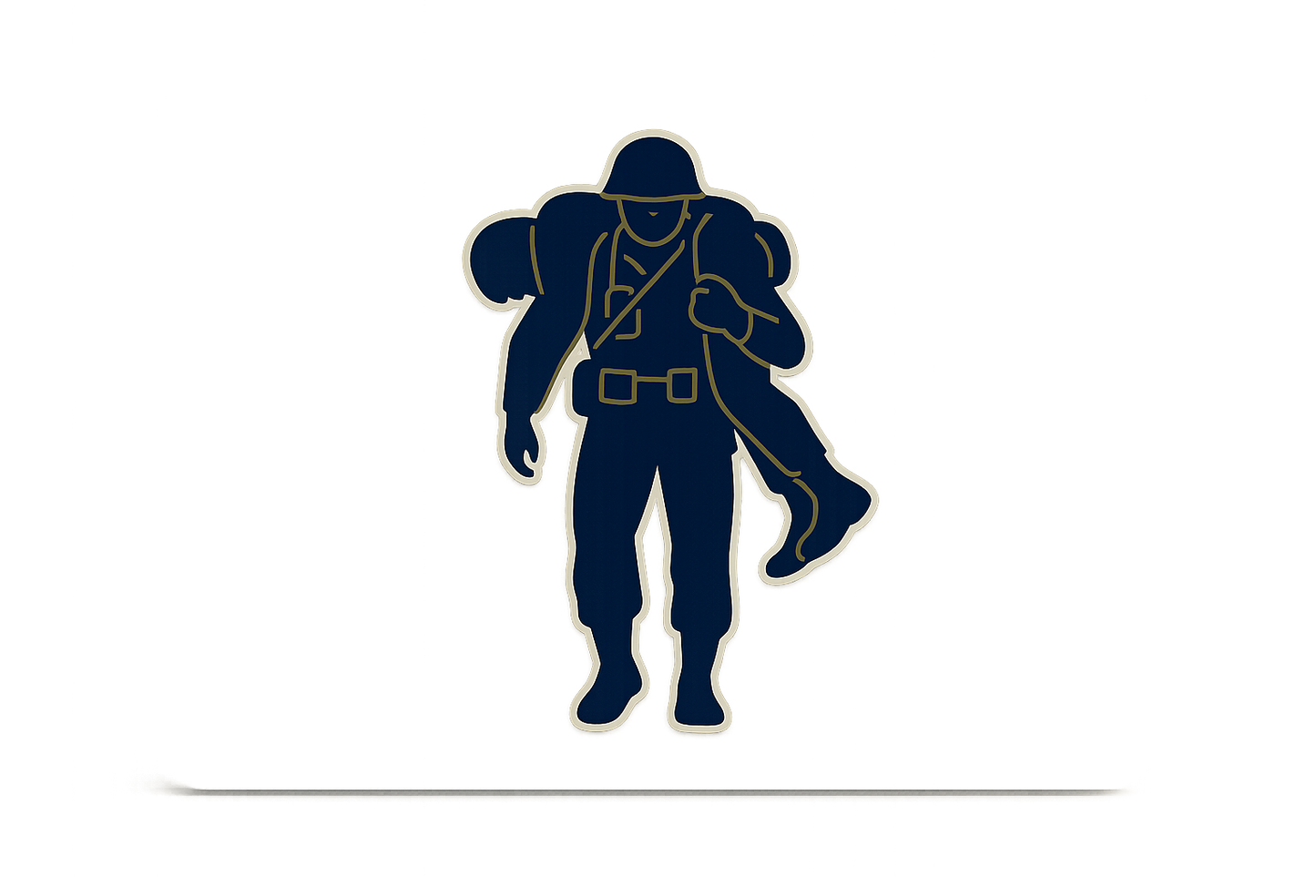 Soldier Hero Sticker Decal Vinyl Laptop Car Window Bumper AUTO Water Bottle Helmets Waterproof USA