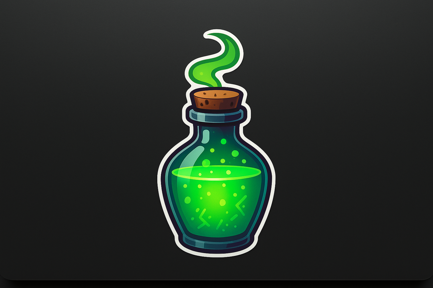Potion Bottle Sticker Decal Vinyl Laptop Car Window Bumper AUTO Water Bottle Helmets Waterproof Magic Elixir