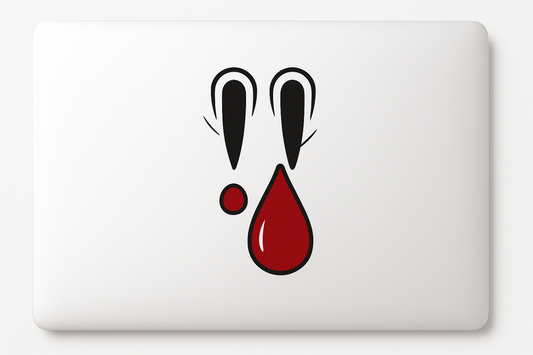 Vampire Bite Marks Sticker Decal Vinyl Laptop Car Window Bumper AUTO Water Bottle Helmets Waterproof Horror Gothic