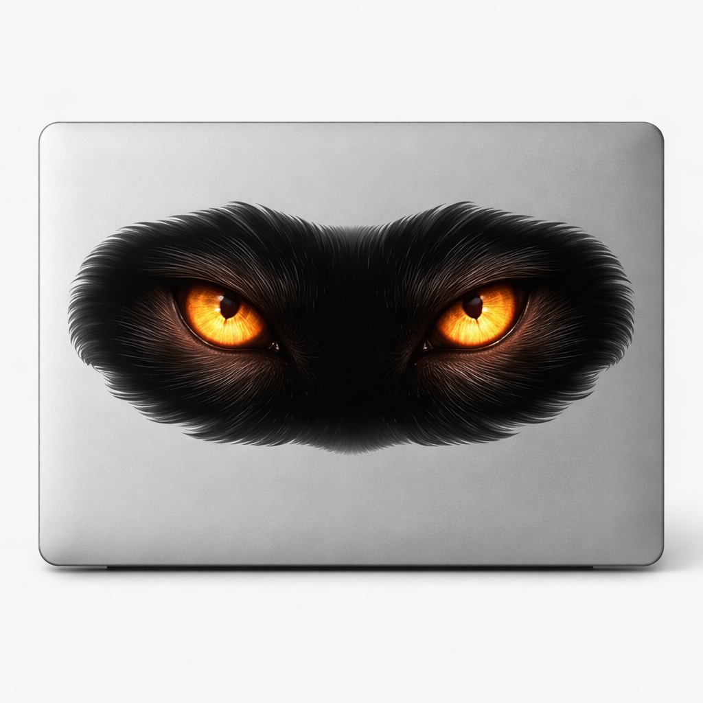 Predator Animal Eyes Sticker Decal Vinyl Laptop Car Window Bumper AUTO Water Bottle Helmets Waterproof Darkness