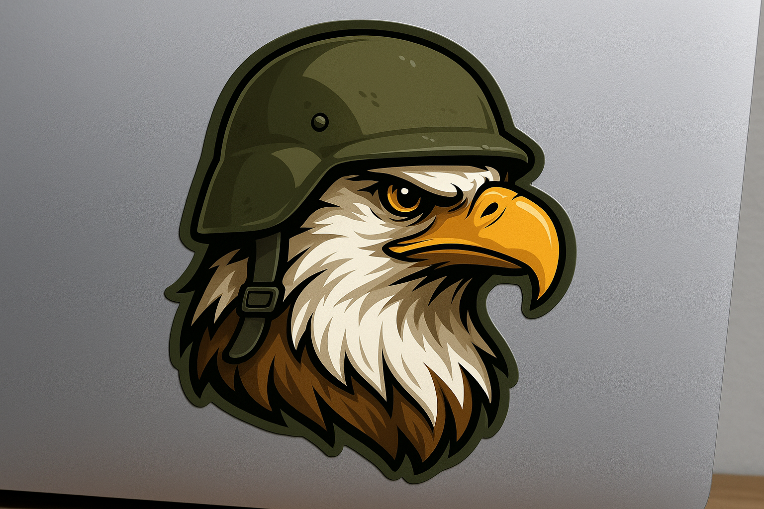 Eagle Head Military Sticker Decal Vinyl Laptop Car Window Bumper AUTO Water Bottle Helmets Waterproof