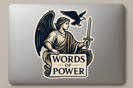 Words Power Gabriel Sticker Decal Vinyl Laptop Car Window Bumper Truck AUTO Water Bottle Helmets Waterproof Eagle