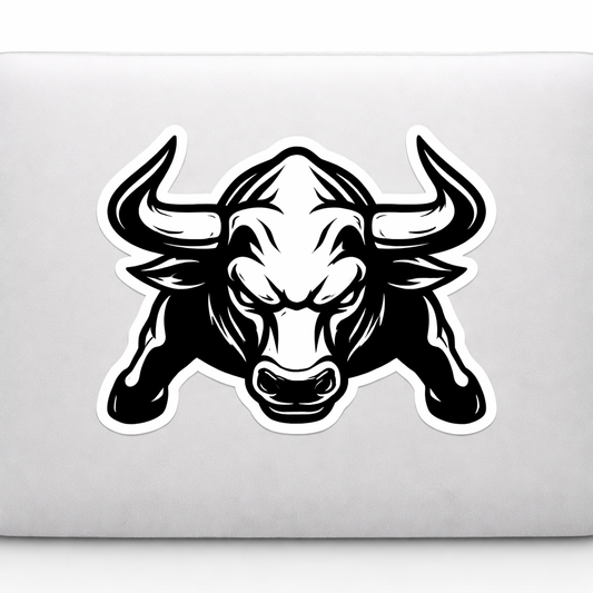 Charging Bull Sticker Decal Vinyl Laptop Car Window Bumper AUTO Water Bottle Helmets Waterproof