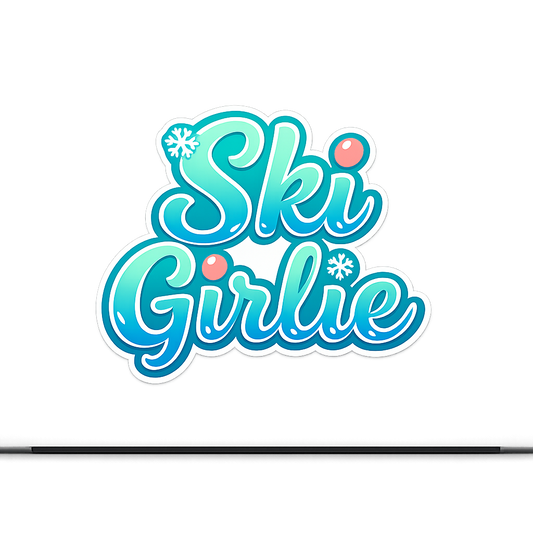 Ski Enthusiast Sticker Decal Vinyl Laptop Car Window Bumper AUTO Water Bottle Helmets Waterproof Winter