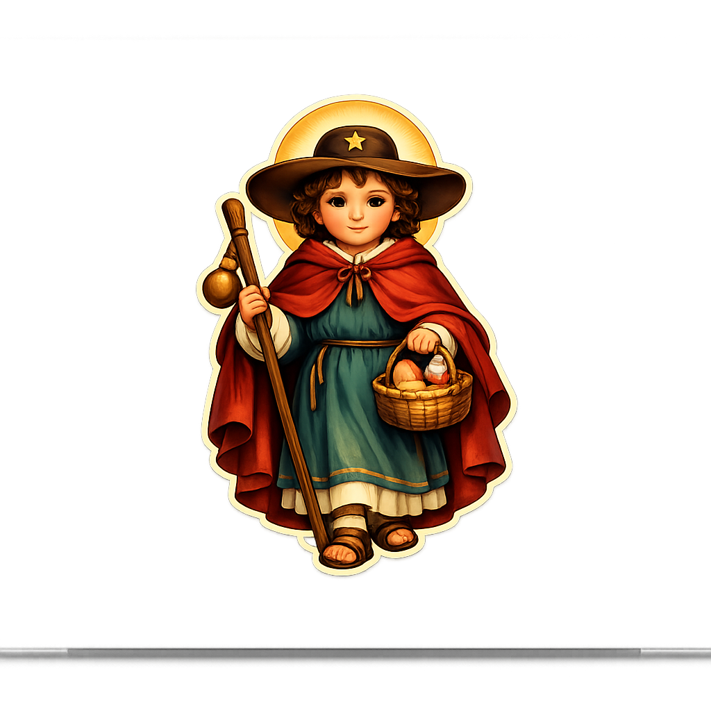 Santo Niño de Atocha Sticker Decal Vinyl Laptop Car Window Bumper AUTO Water Bottle Helmets Waterproof Devotional