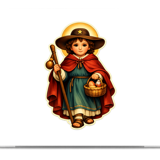 Santo Niño de Atocha Sticker Decal Vinyl Laptop Car Window Bumper AUTO Water Bottle Helmets Waterproof Devotional
