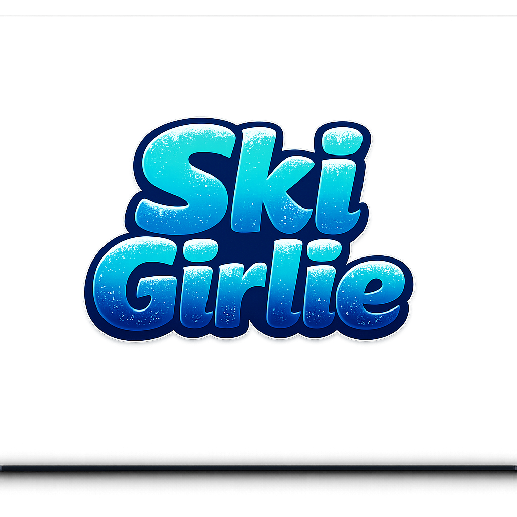 Ski Girlie Sticker Decal Vinyl Laptop Car Window Bumper AUTO Water Bottle Helmets Waterproof Winter