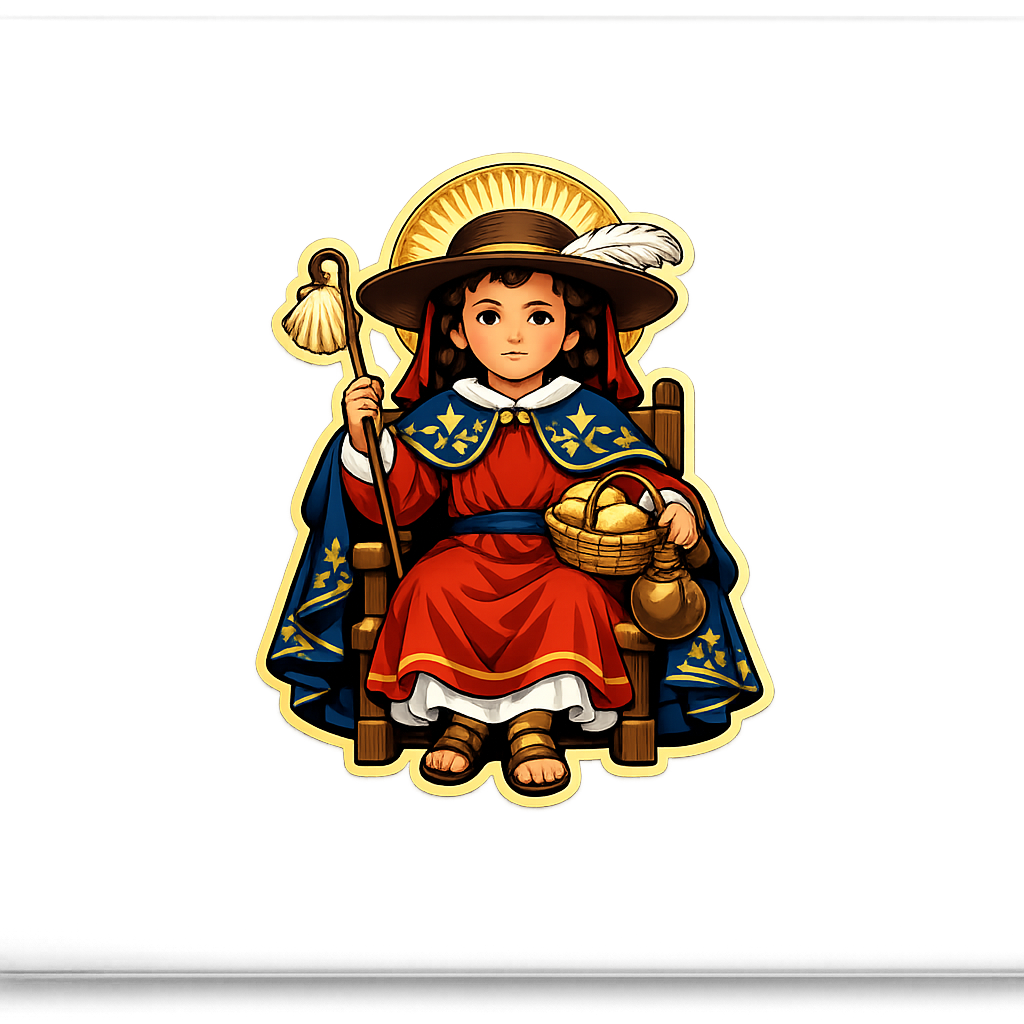 Santo Niño de Atocha Sticker Decal Vinyl Laptop Car Window Bumper AUTO Water Bottle Helmets Waterproof Catholic Icon