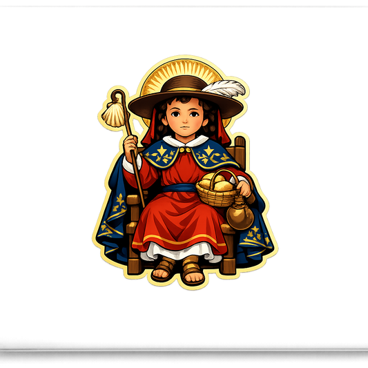 Santo Niño de Atocha Sticker Decal Vinyl Laptop Car Window Bumper AUTO Water Bottle Helmets Waterproof Catholic Icon