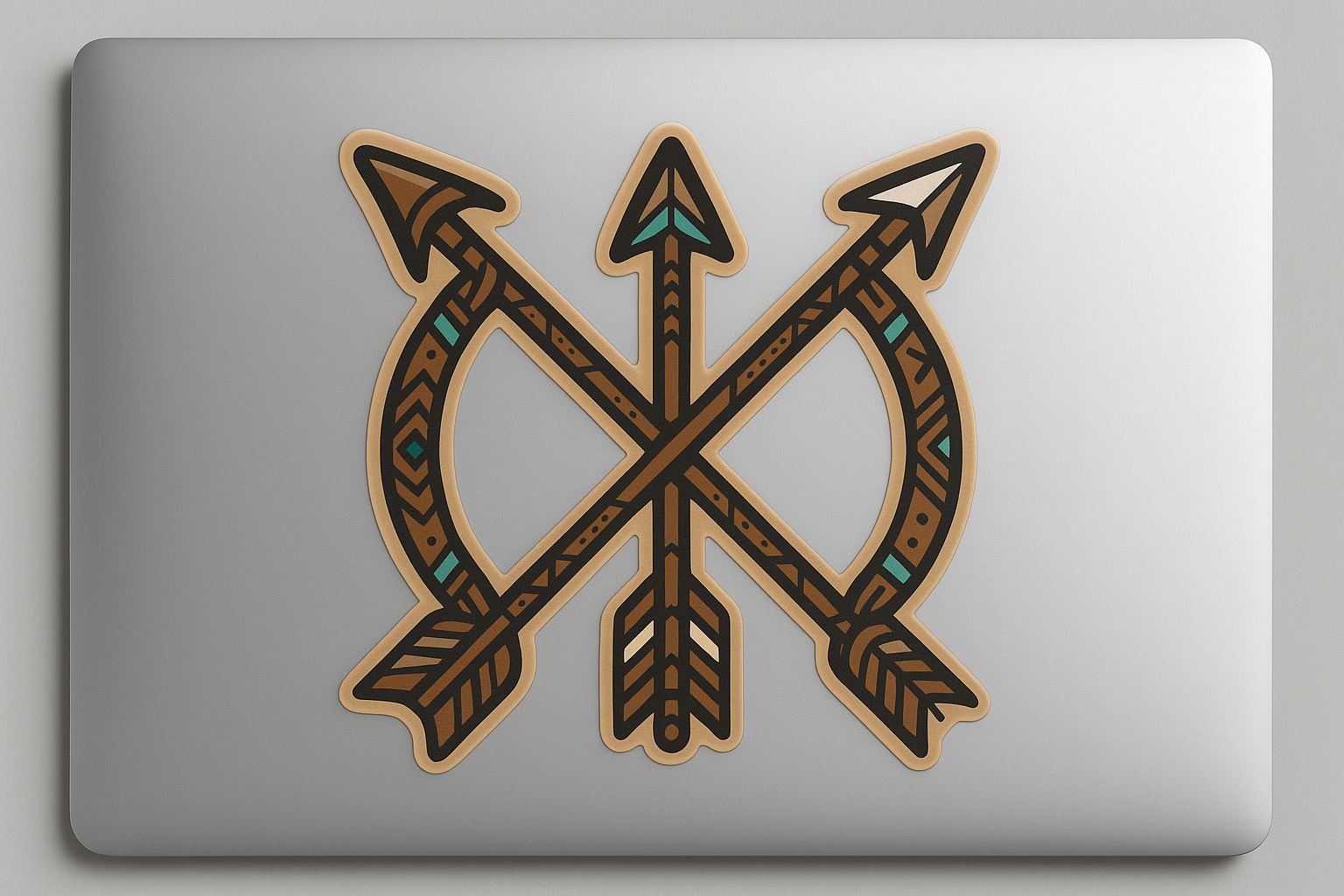 Tribal Bow Arrow Sticker Decal Vinyl Laptop Car Window Bumper AUTO Water Bottle Helmets Waterproof Symbolic