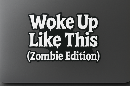 Zombie Edition Halloween Sticker Decal Vinyl Laptop Car Window Bumper Truck AUTO Water Bottle Helmets Waterproof