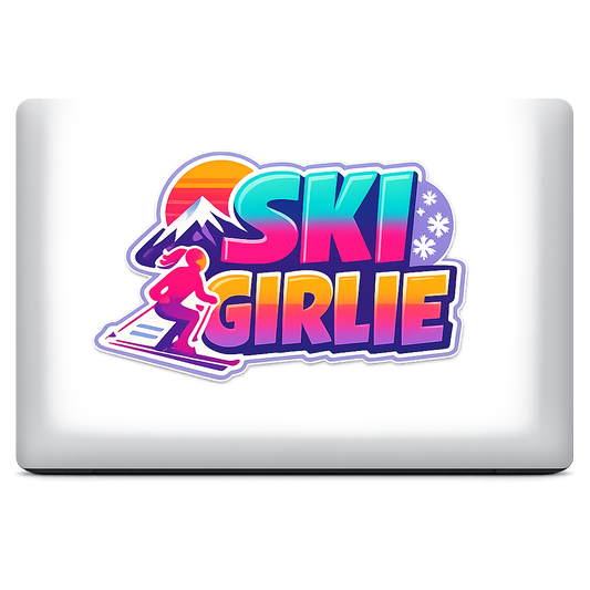 USA Ski Sticker Decal Vinyl Laptop Car Window Bumper AUTO Water Bottle Helmets Waterproof Skiing