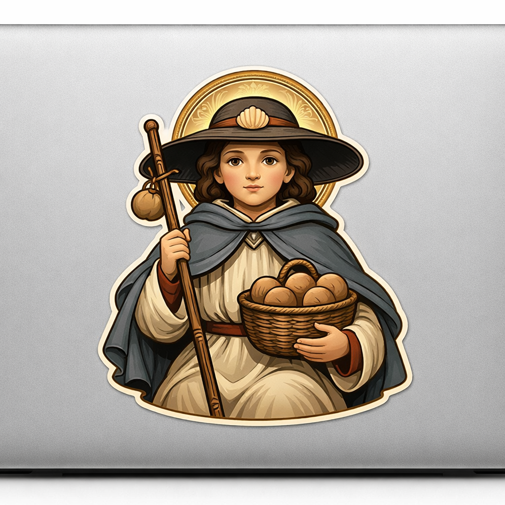 SDA Santo Niño de Atocha Sticker Decal Vinyl Laptop Car Window Bumper AUTO Water Bottle Helmets Waterproof Religious